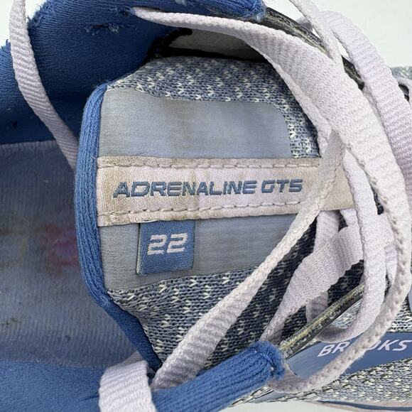 Brooks Sneakers Womens Size 9.5 Adrenaline GTS 22 Running Purple Dutch Blue Walk - Picture 2 of 10